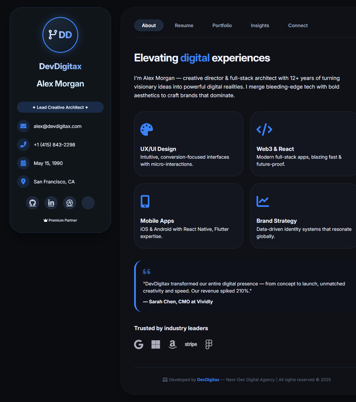 DevDigitax Portfolio
